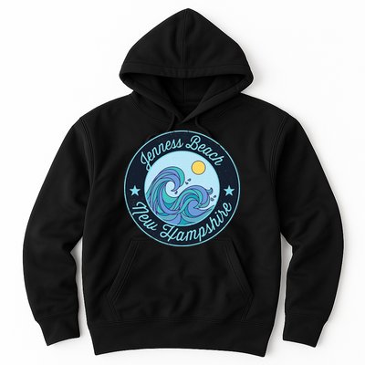 Jenness Beach Nh New Hampshire Souvenir Nautical Surfer Grap Hoodie