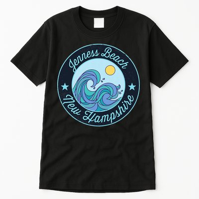 Jenness Beach Nh New Hampshire Souvenir Nautical Surfer Grap Tall T-Shirt