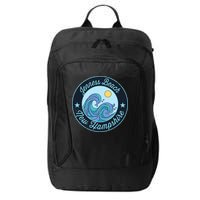 Jenness Beach Nh New Hampshire Souvenir Nautical Surfer Grap City Backpack