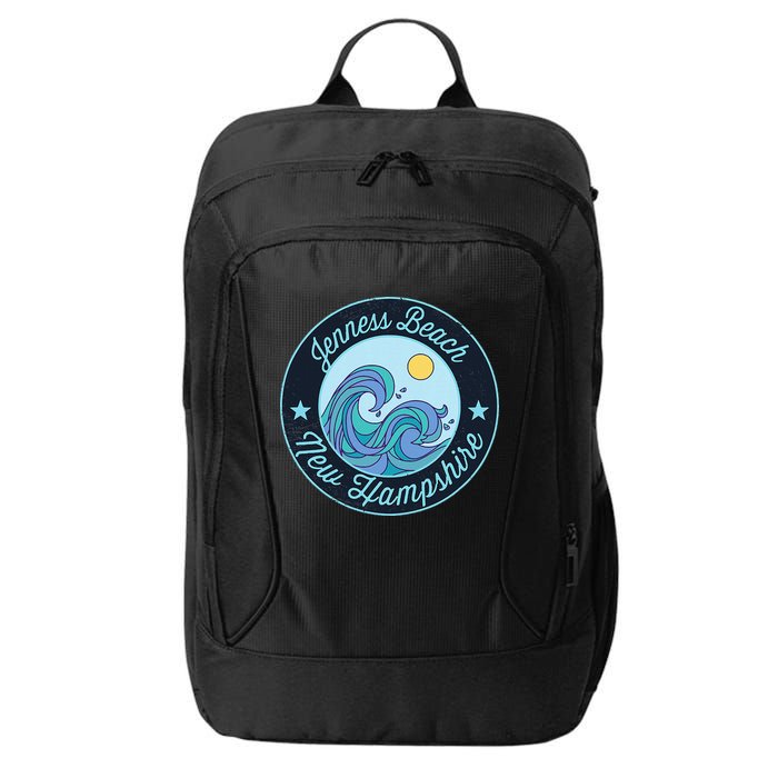 Jenness Beach Nh New Hampshire Souvenir Nautical Surfer Grap City Backpack