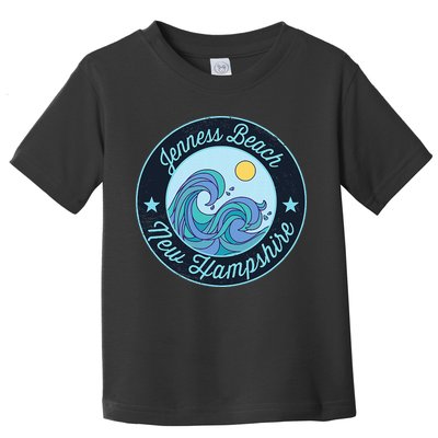 Jenness Beach Nh New Hampshire Souvenir Nautical Surfer Grap Toddler T-Shirt