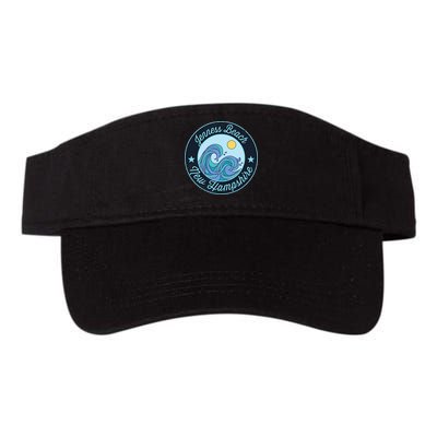 Jenness Beach Nh New Hampshire Souvenir Nautical Surfer Grap Visor