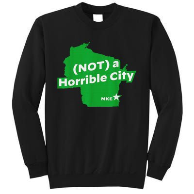 Joe Biden Not A Horrible City Milwaukee Anti Donald Trump Sweatshirt