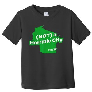 Joe Biden Not A Horrible City Milwaukee Anti Donald Trump Toddler T-Shirt