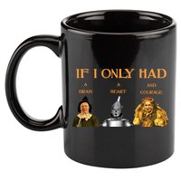 Joe Biden Nancy Pelosi Chuck Schumer Scarecrow Tin Woodman Lion 11oz C Handle Ceramic Mug