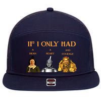 Joe Biden Nancy Pelosi Chuck Schumer Scarecrow Tin Woodman Lion 7 Panel Mesh Trucker Snapback Hat