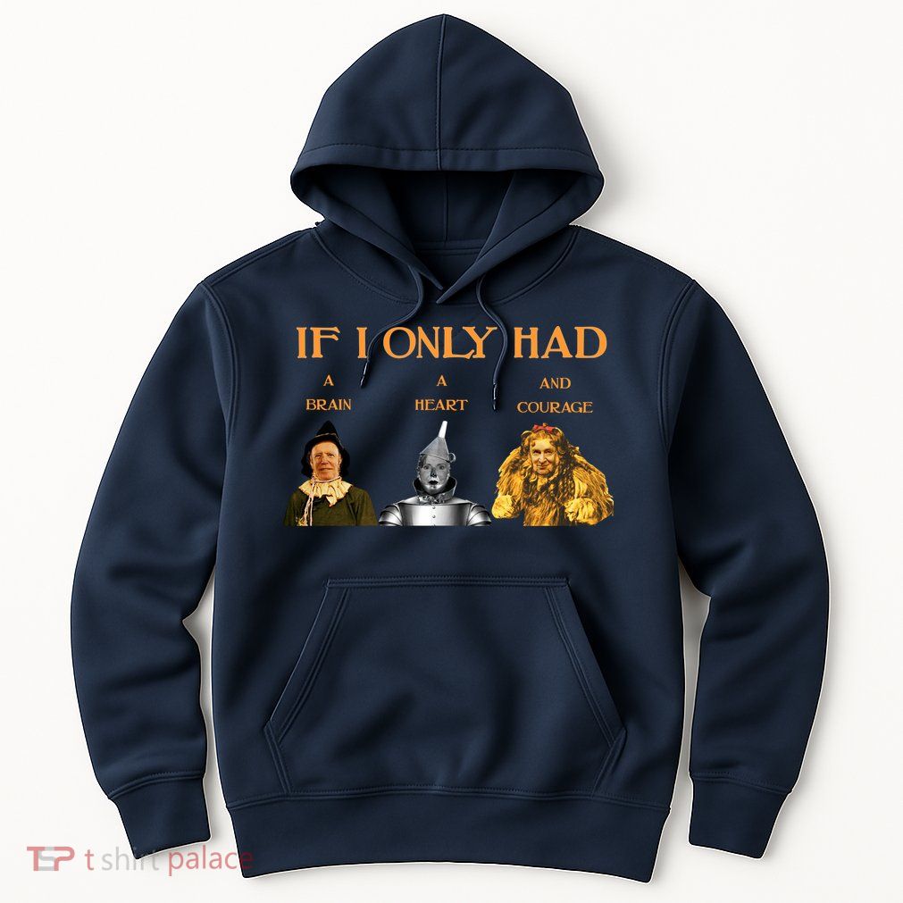 Joe Biden Nancy Pelosi Chuck Schumer Scarecrow Tin Woodman Lion Hoodie