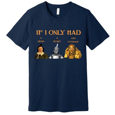Joe Biden Nancy Pelosi Chuck Schumer Scarecrow Tin Woodman Lion Premium T-Shirt