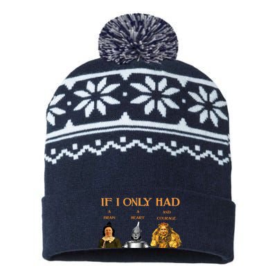 Joe Biden Nancy Pelosi Chuck Schumer Scarecrow Tin Woodman Lion USA-Made Snowflake Beanie