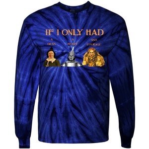 Joe Biden Nancy Pelosi Chuck Schumer Scarecrow Tin Woodman Lion Tie-Dye Long Sleeve Shirt