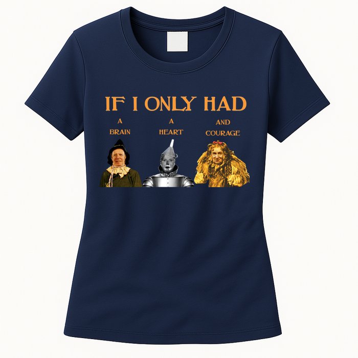 Joe Biden Nancy Pelosi Chuck Schumer Scarecrow Tin Woodman Lion Womens T-Shirt