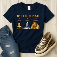 Joe Biden Nancy Pelosi Chuck Schumer Scarecrow Tin Woodman Lion Womens T-Shirt