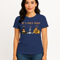 Joe Biden Nancy Pelosi Chuck Schumer Scarecrow Tin Woodman Lion Womens T-Shirt