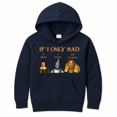 Joe Biden Nancy Pelosi Chuck Schumer Scarecrow Tin Woodman Lion Kids Hoodie