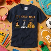 Joe Biden Nancy Pelosi Chuck Schumer Scarecrow Tin Woodman Lion Kids T-Shirt