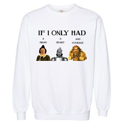 Joe Biden Nancy Pelosi Chuck Schumer Scarecrow Tin Woodman Lion Garment-Dyed Sweatshirt
