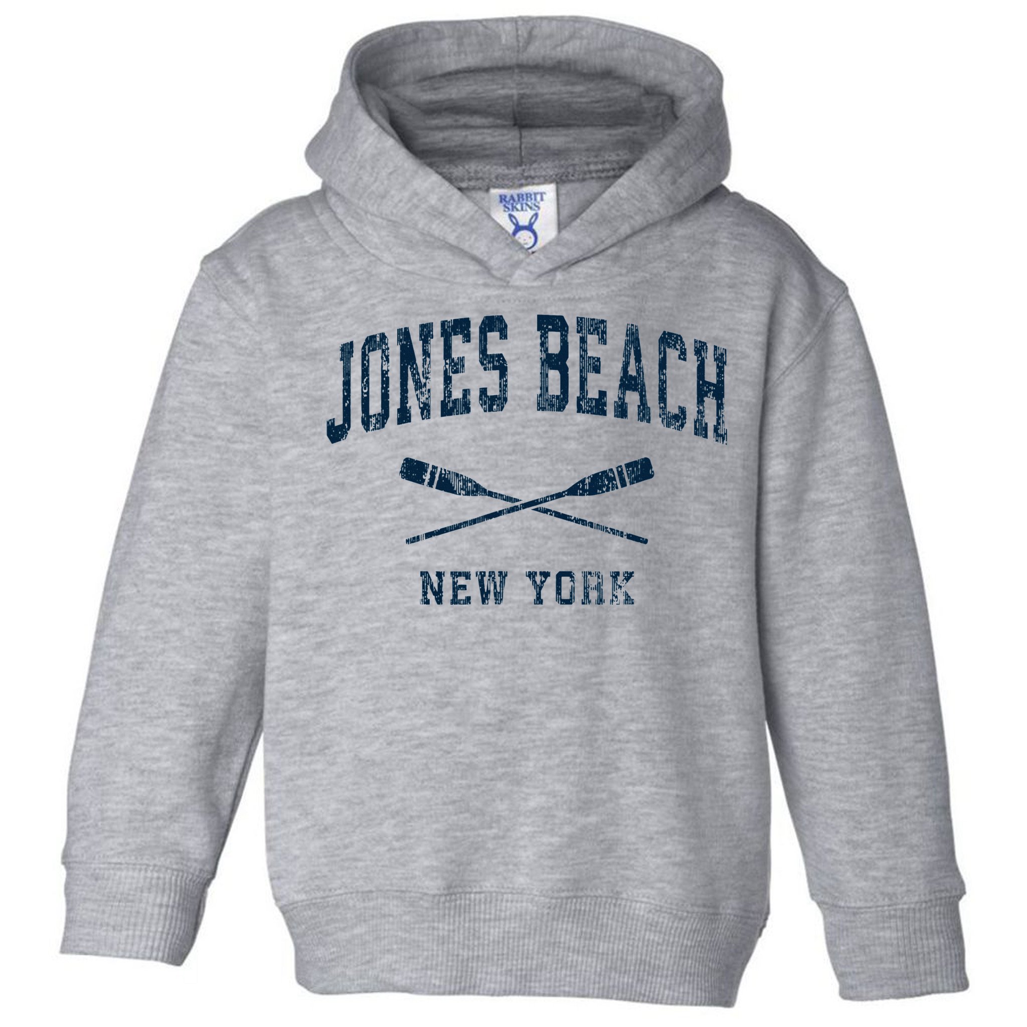 Jones Beach New York Vintage Nautical Paddles Sports Oars Toddler Hoodie