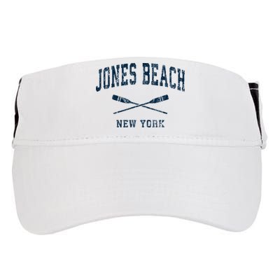 Jones Beach New York Vintage Nautical Paddles Sports Oars Adult Drive Performance Visor