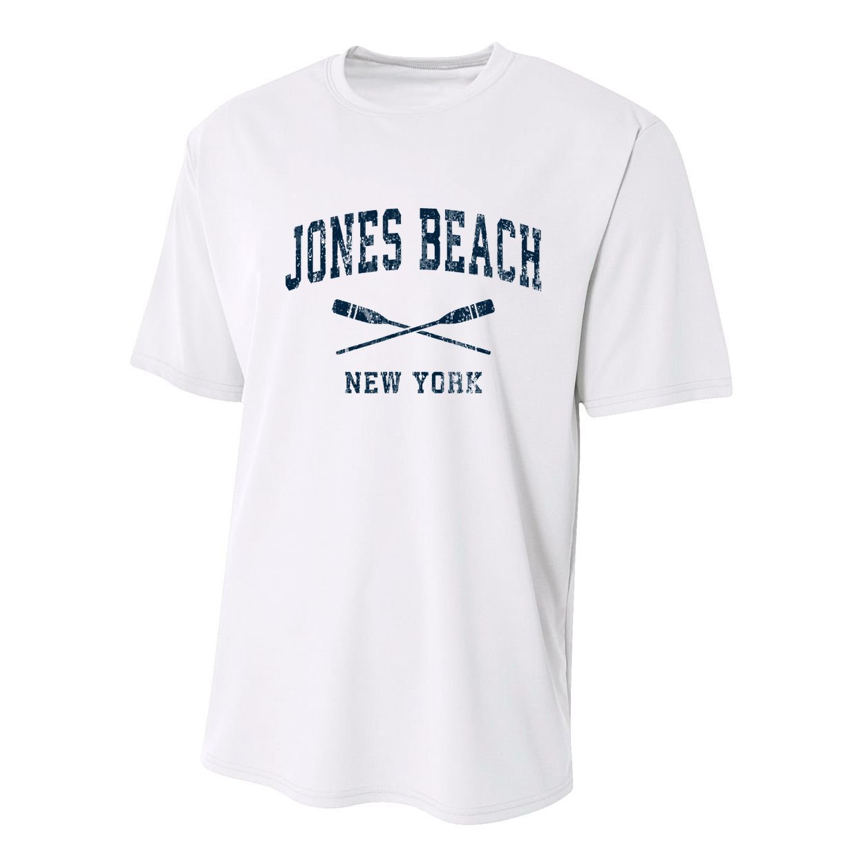 Jones Beach New York Vintage Nautical Paddles Sports Oars Youth Performance Sprint T-Shirt