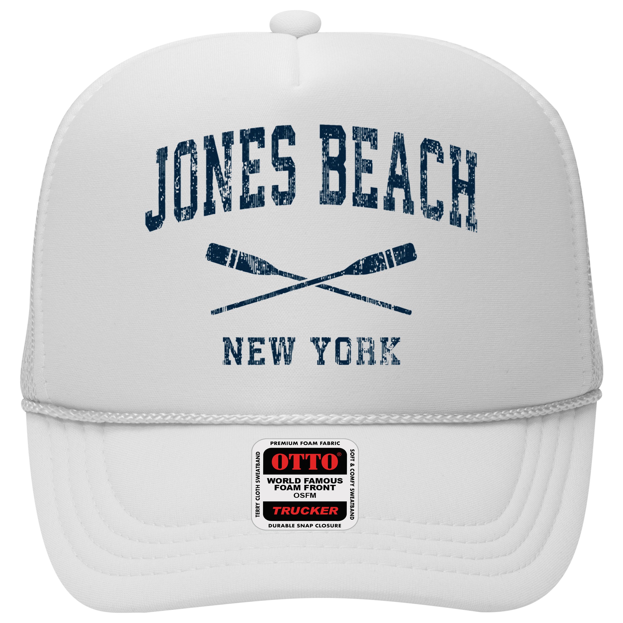 Jones Beach New York Vintage Nautical Paddles Sports Oars Hat