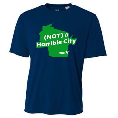 Joe Biden Not A Horrible City Milwaukee Anti Donald Trump Cooling Performance Crew T-Shirt