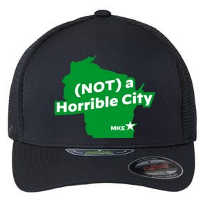 Joe Biden Not A Horrible City Milwaukee Anti Donald Trump Flexfit Unipanel Trucker Cap