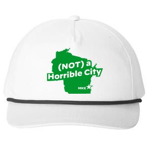 Joe Biden Not A Horrible City Milwaukee Anti Donald Trump Snapback Five-Panel Rope Hat