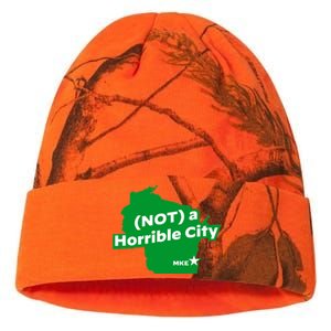 Joe Biden Not A Horrible City Milwaukee Anti Donald Trump Kati Licensed 12" Camo Beanie