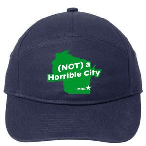 Joe Biden Not A Horrible City Milwaukee Anti Donald Trump 7-Panel Snapback Hat