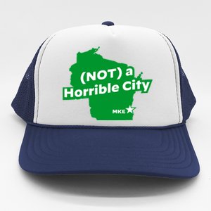 Joe Biden Not A Horrible City Milwaukee Anti Donald Trump Trucker Hat