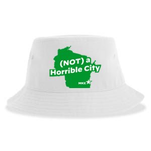 Joe Biden Not A Horrible City Milwaukee Anti Donald Trump Sustainable Bucket Hat