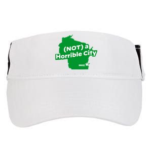 Joe Biden Not A Horrible City Milwaukee Anti Donald Trump Adult Drive Performance Visor