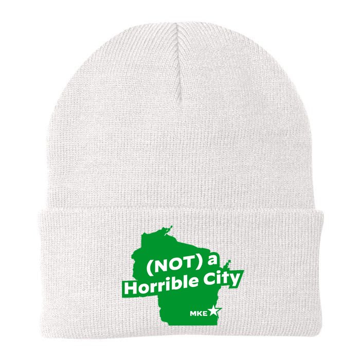 Joe Biden Not A Horrible City Milwaukee Anti Donald Trump Knit Cap Winter Beanie