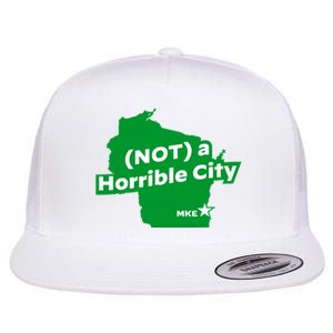 Joe Biden Not A Horrible City Milwaukee Anti Donald Trump Flat Bill Trucker Hat