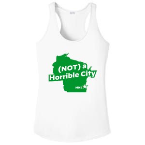 Joe Biden Not A Horrible City Milwaukee Anti Donald Trump Ladies PosiCharge Competitor Racerback Tank