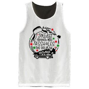 Jolliest Bunch Of Assholes This Side Of The Nut House Mesh Reversible Basketball Jersey Tank