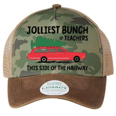 Jolliest Bunch Of Teachers This Side Of The Hallway Legacy Tie Dye Trucker Hat