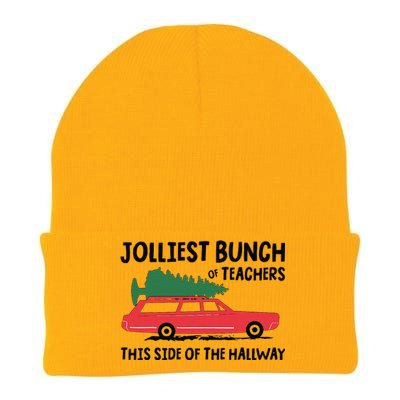 Jolliest Bunch Of Teachers This Side Of The Hallway Knit Cap Winter Beanie