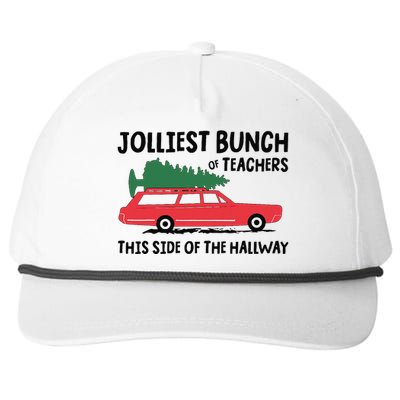 Jolliest Bunch Of Teachers This Side Of The Hallway Snapback Five-Panel Rope Hat