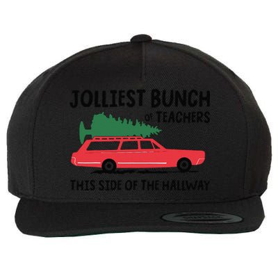 Jolliest Bunch Of Teachers This Side Of The Hallway Wool Snapback Cap