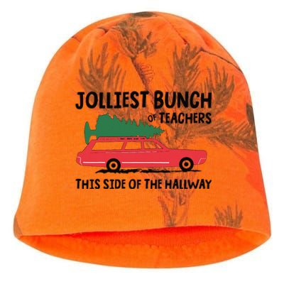 Jolliest Bunch Of Teachers This Side Of The Hallway Kati - Camo Knit Beanie