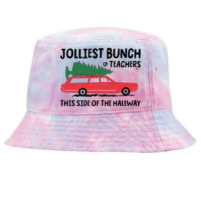 Jolliest Bunch Of Teachers This Side Of The Hallway Tie-Dyed Bucket Hat