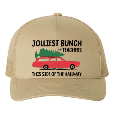 Jolliest Bunch Of Teachers This Side Of The Hallway Yupoong Adult 5-Panel Trucker Hat