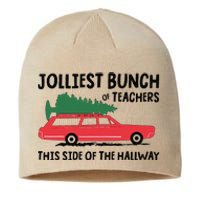 Jolliest Bunch Of Teachers This Side Of The Hallway Sustainable Beanie