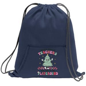 Jolliest Bunch Of Teachers This Side Of The Playground Xmas Sweatshirt Cinch Pack Bag