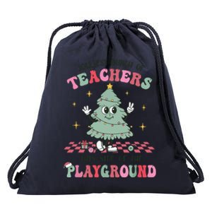 Jolliest Bunch Of Teachers This Side Of The Playground Xmas Drawstring Bag