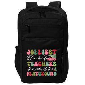 Jolliest Bunch Of Teachers This Side Of The Playground Long Sleeve Impact Tech Backpack