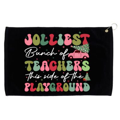 Jolliest Bunch Of Teachers This Side Of The Playground Long Sleeve Grommeted Golf Towel