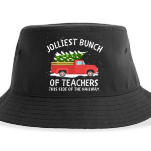 Jolliest Bunch Of Teachers This Side Of The Hallway Sustainable Bucket Hat