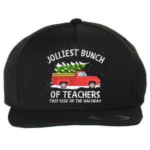 Jolliest Bunch Of Teachers This Side Of The Hallway Wool Snapback Cap